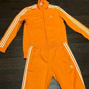 Brand new Adidas track suit orange M